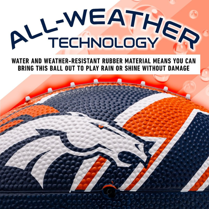Balón Fútbol Americano Franklin Sports NFL Team Broncos 22 cm-4