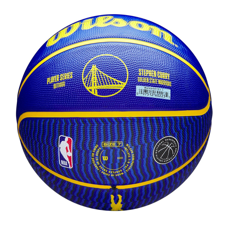 Balón Basketball Wilson NBA Player Icon Curry Tamaño 7-6