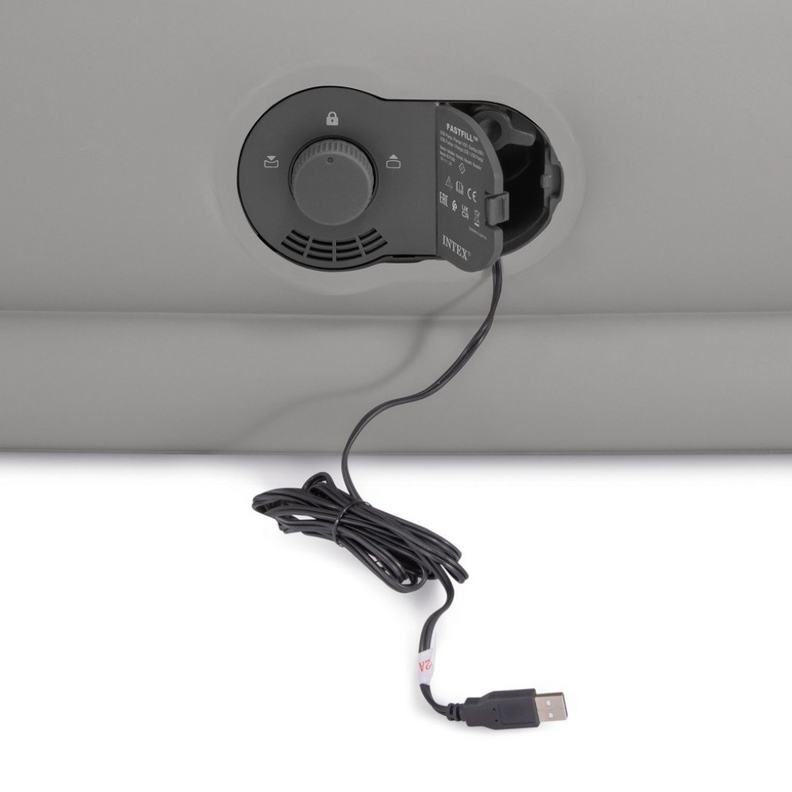 Colchón Inflable Eléctrico USB Intex 2 Plazas-2
