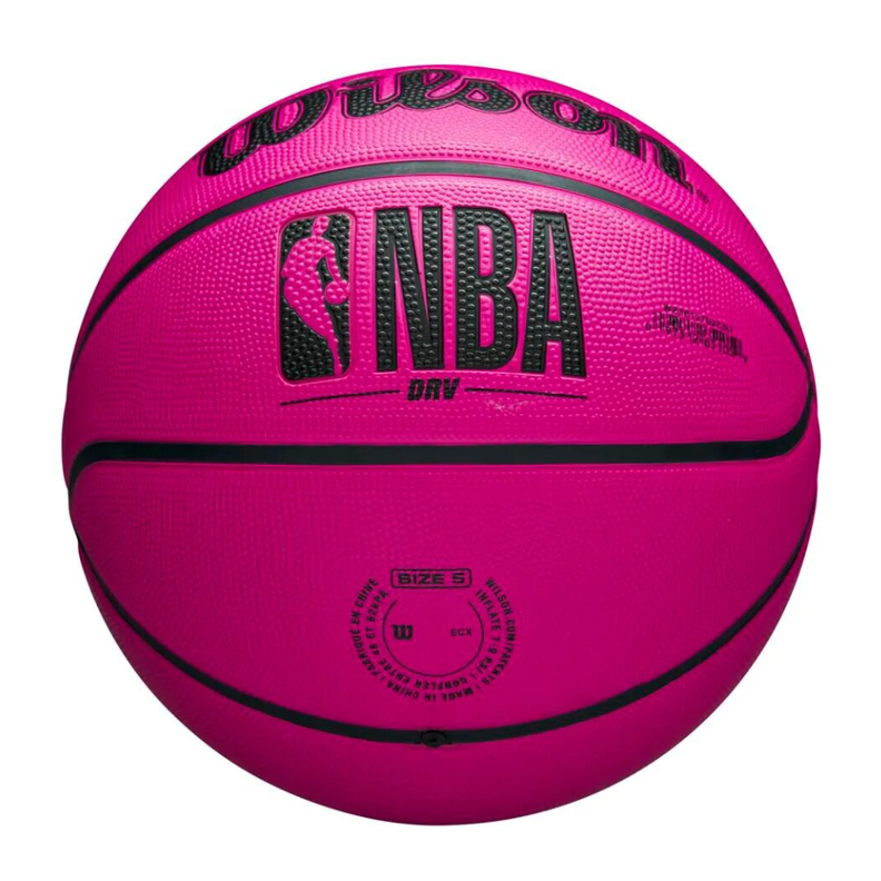 Balón Basketball Wilson NBA DRV Outdoor Tamaño 7 Rosado-4