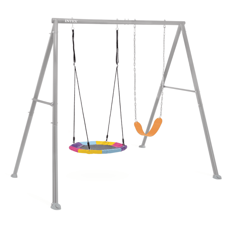 Set Columpio de 2 Accesorios Intex Two Feature Swing Set Gris Mod 2-0