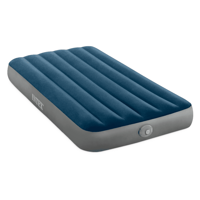 Colchon Inflable Intex 1.5 Plazas 99x191x25 Cm con Bomba Recargable Prestige Downy Airbed Verde