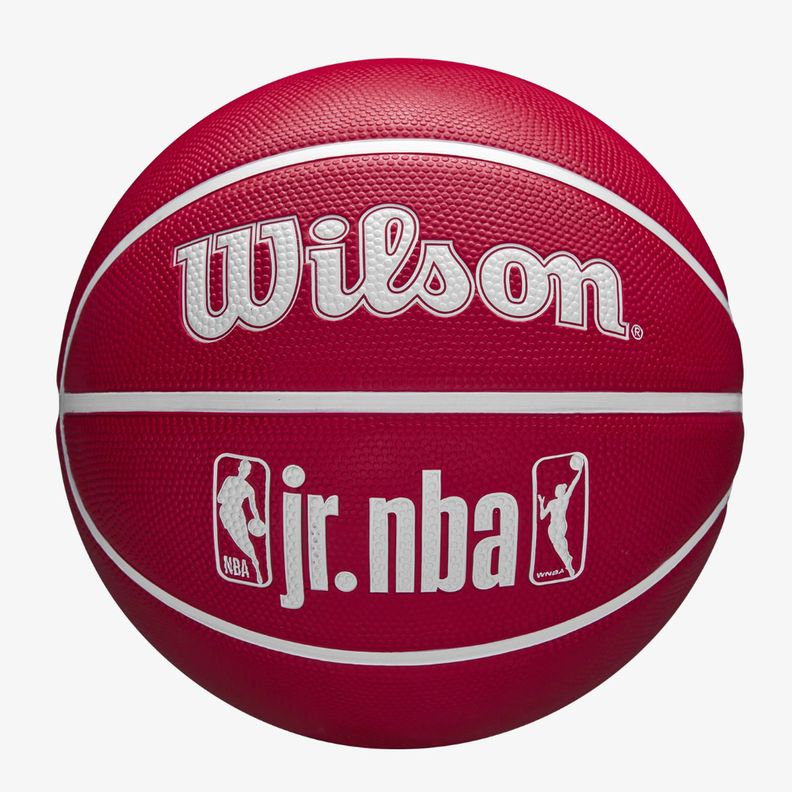 Balón Basketball Wilson Jr. NBA DRV Tamaño 5 Roja-0