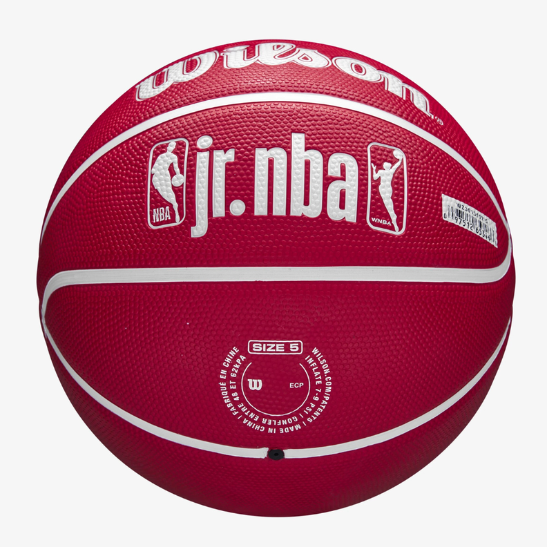 Balón Basketball Wilson Jr. NBA DRV Tamaño 5 Roja-4