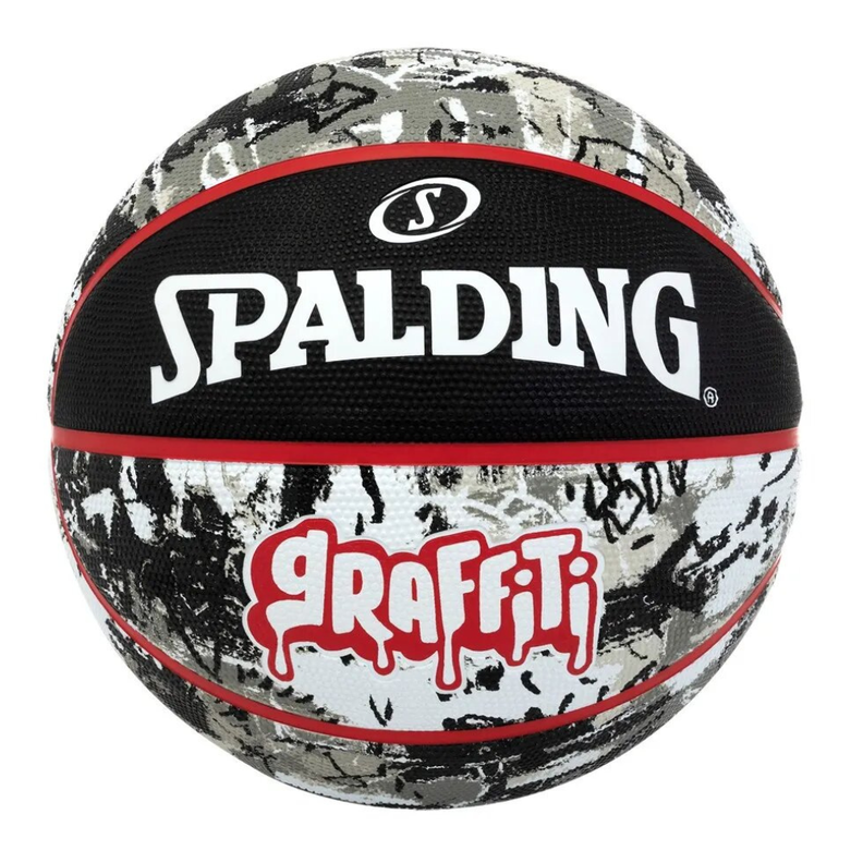 Balón Basketball Spalding Graffiti Tamaño 7 Rojo-0
