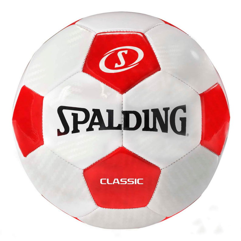 Balón Futbol Spalding Tornado Classic Tamaño 5 Rojo-0