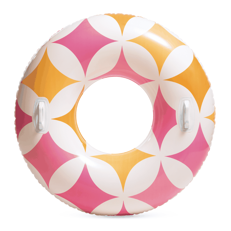 Flotador Inflable Redondo Intex con Sujetadores 114 Cm Timeless Tube Diamante-0
