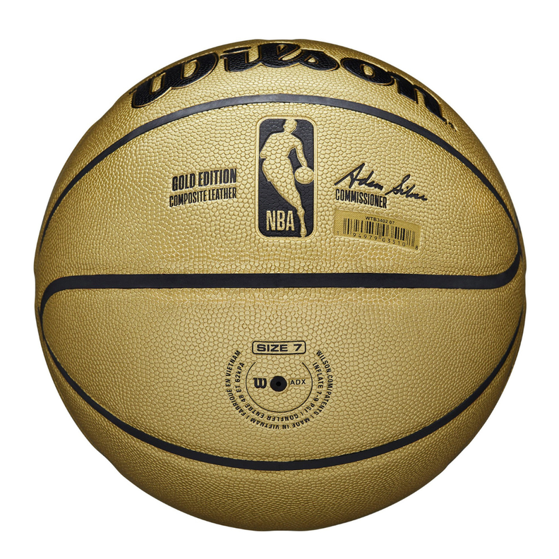 Balón Basketball Wilson NBA Commemorative Gold Edition Tamaño 7 Dorado-4