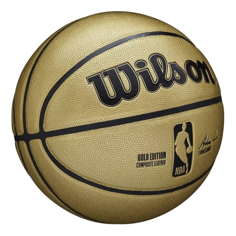 Balón Basketball Wilson NBA Commemorative Gold Edition Tamaño 7 Dorado-1