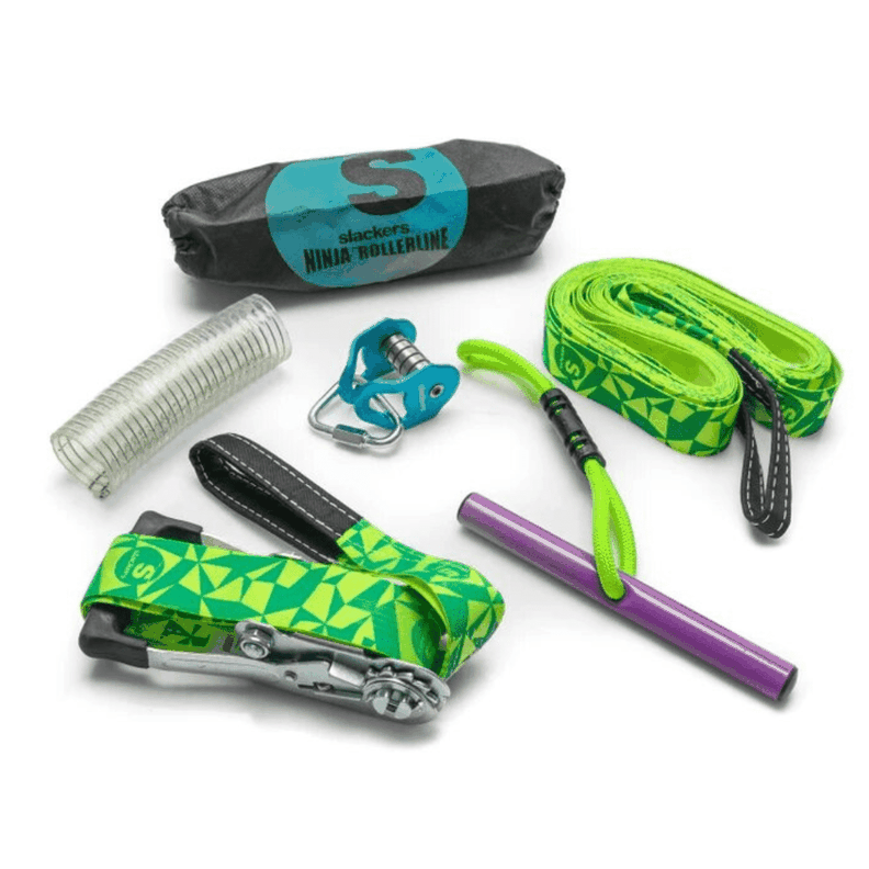 Tirolesa Manual Rollerline 9.11 m Slackers Ninja Rollerline 30 Ft-0
