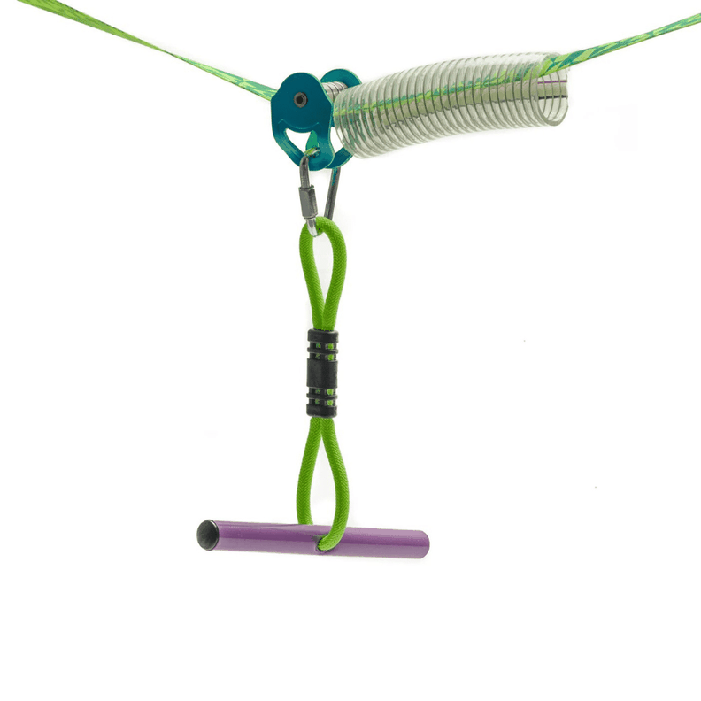 Tirolesa Manual Rollerline 9.11 m Slackers Ninja Rollerline 30 Ft-1