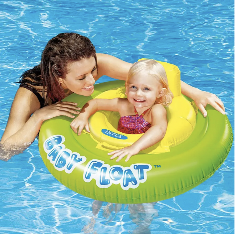 Flotador Inflable Bebe Redondo 76Cm Capacidad 15Kg-4