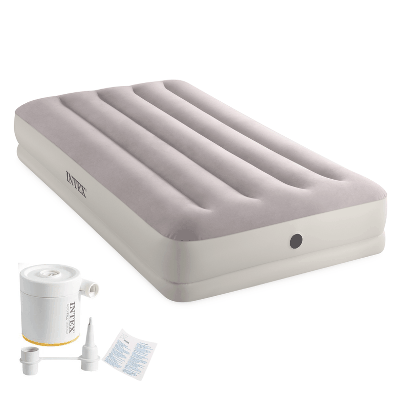 Colchón Inflable Intex 1.5 Plazas 99x191x30 Cm Prestige Mid-Rise + Inflador USB150-0