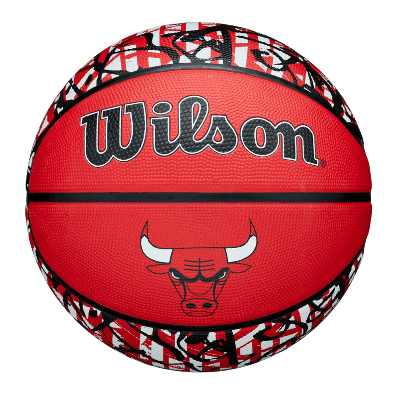 Balón Basketball Wilson NBA Team Graffiti Chicago Bulls Tamaño 7-0