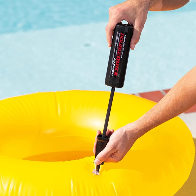 Inflador Manual Intex Doble Velocidad Mini-4