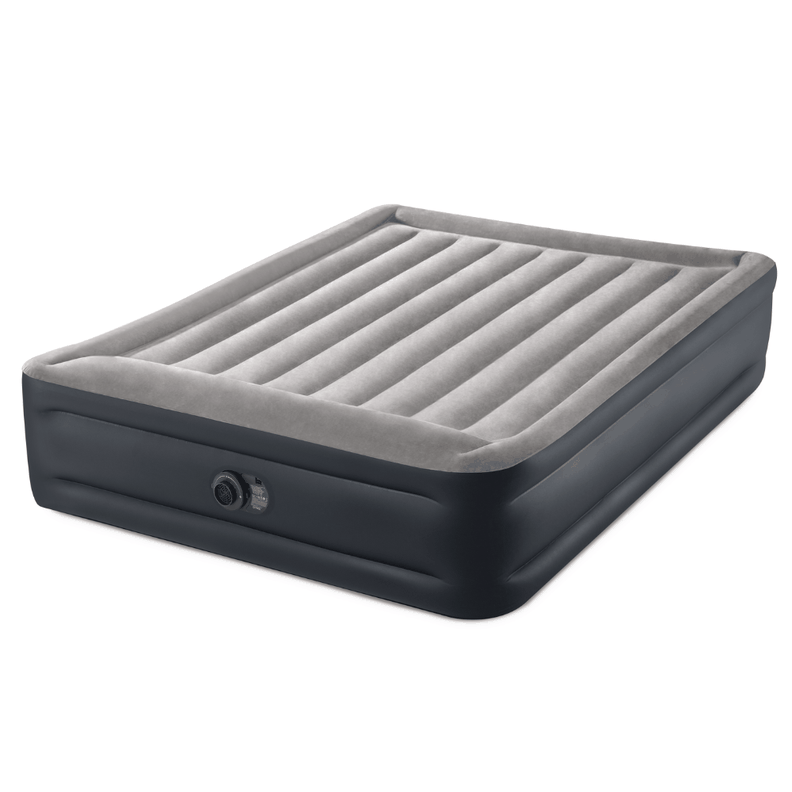 Colchon Inflable Electrico 2 Plazas 152x203x42 Cm Gris
