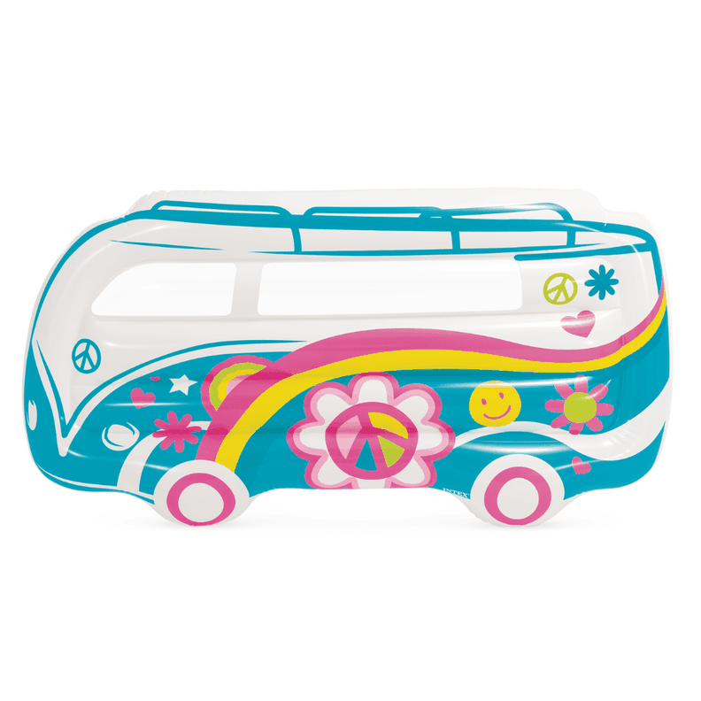 Flotador Inflable Mat Intex Furgon Hippie 178x91x23 Cm Groovy Van-0