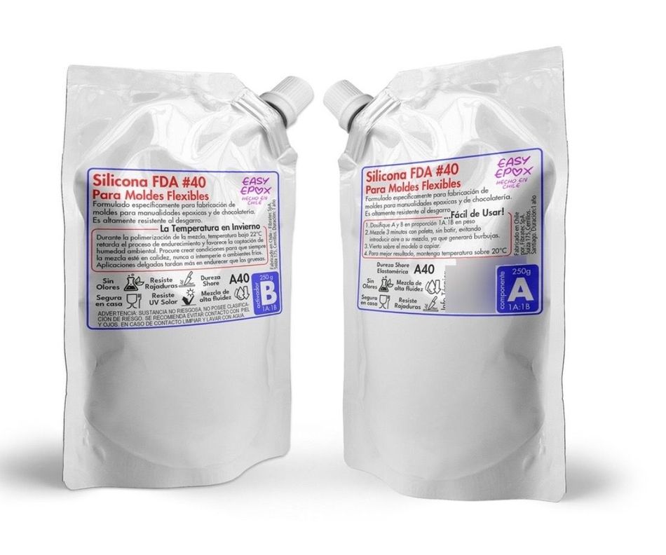 Silicona Caucho Para Moldes Epoxicos Y Chocolateria, 500 Gr-1