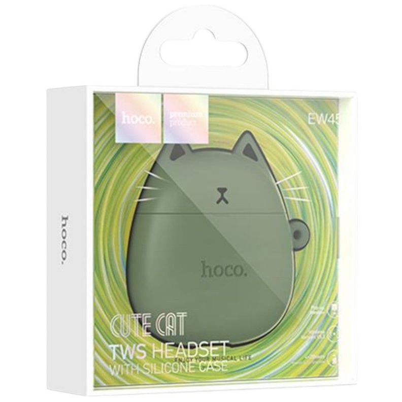 Audifonos Bluetooth Tws Hoco Ew45 Gato Compatible iPhone-1
