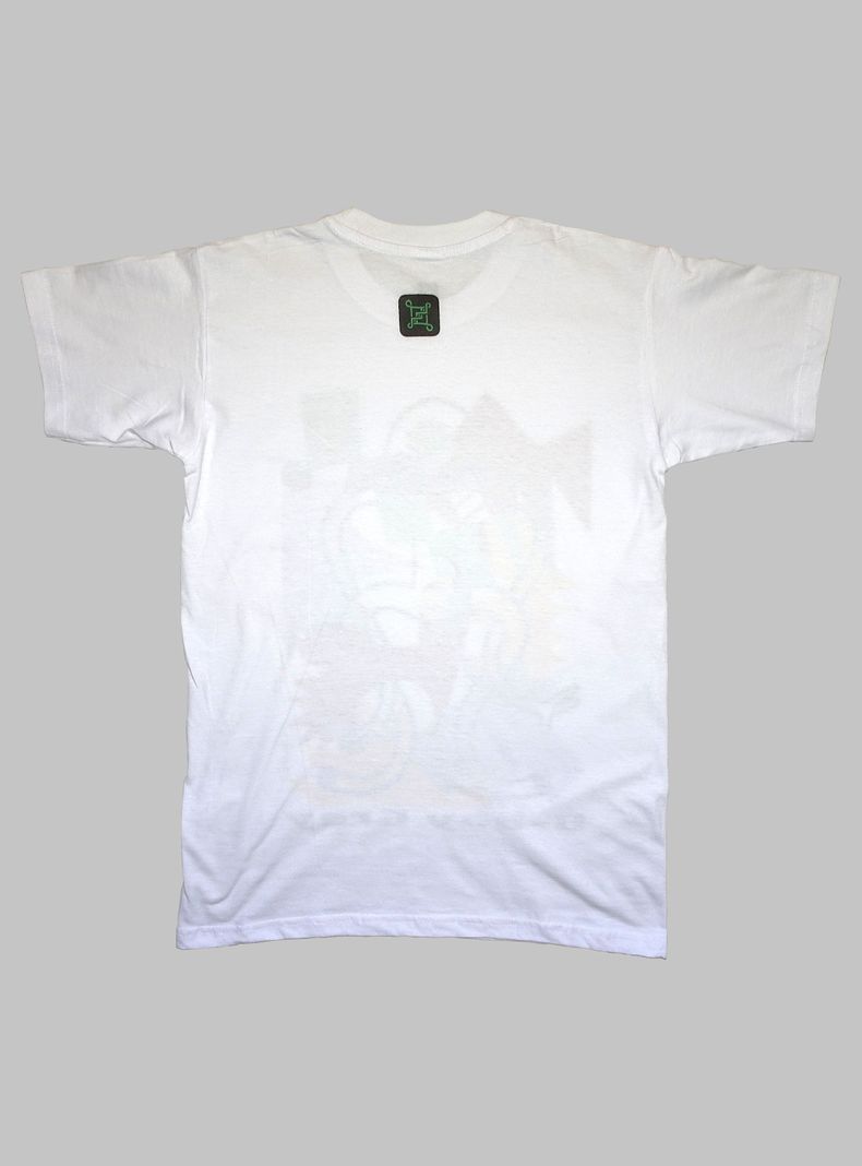 Polera niño manga corta 100% algodón orgánico con diseños originales. B-boy Grey-1
