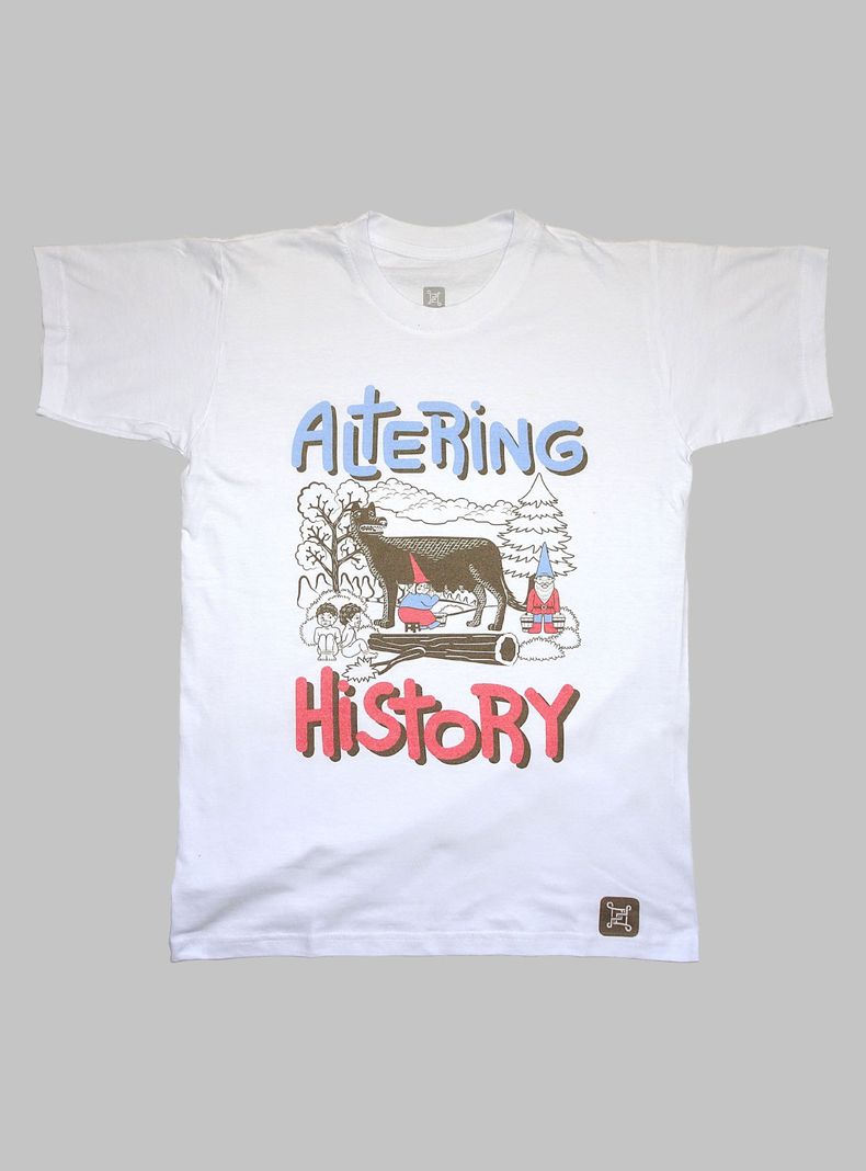 Polera niño manga corta 100% algodón orgánico con diseños originales. Altering-0