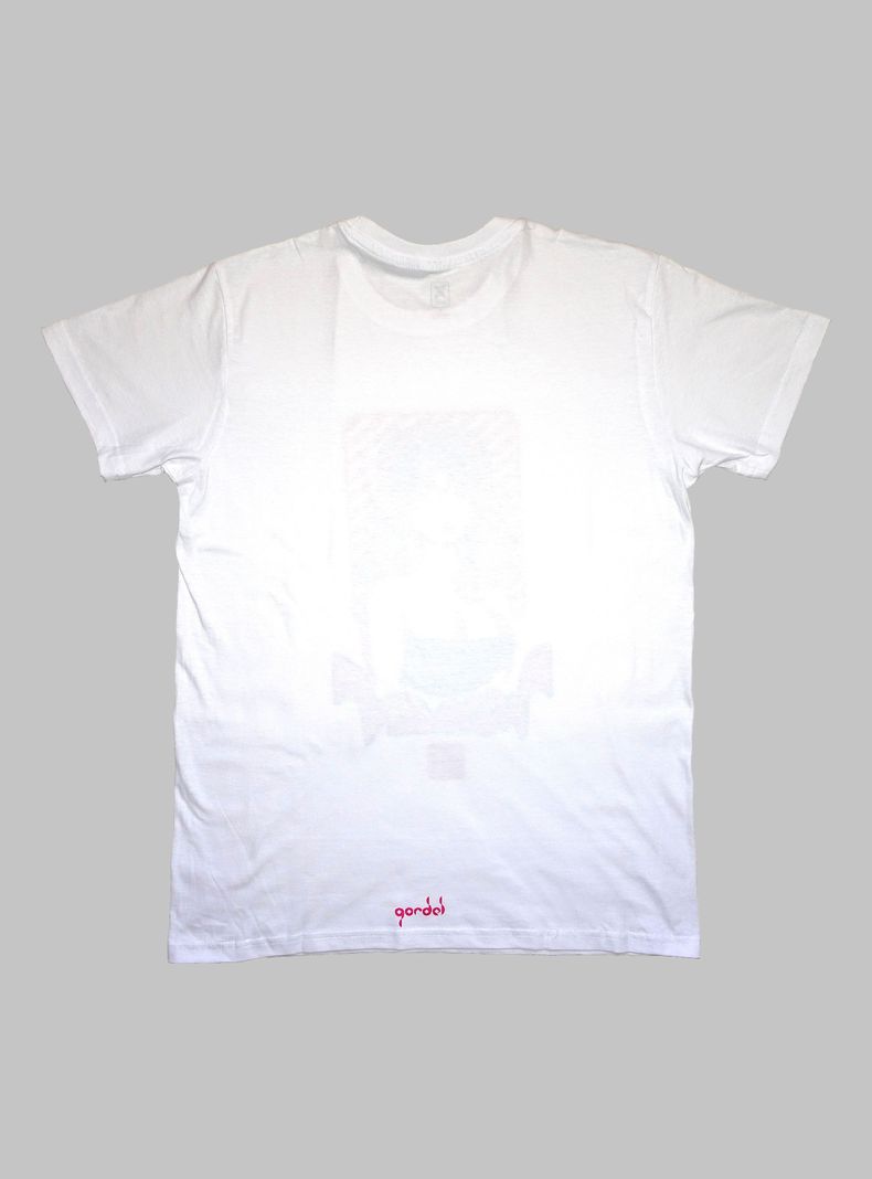 Polera hombre manga corta 100% algodón orgánico con diseños originales Wom-1