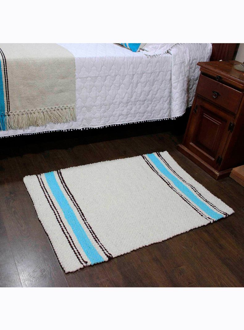 Bajada de Cama Cochrane - en lana y telar (115 x 80 cm)-3