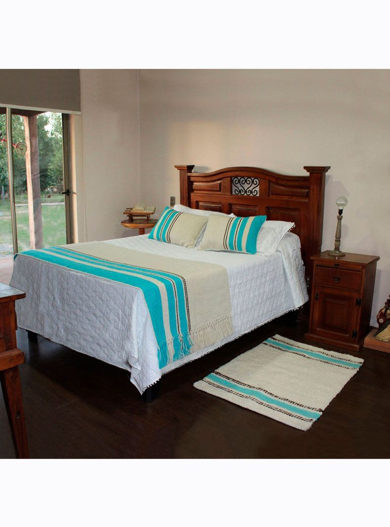 Bajada de Cama Cochrane - en lana y telar (115 x 80 cm)-4