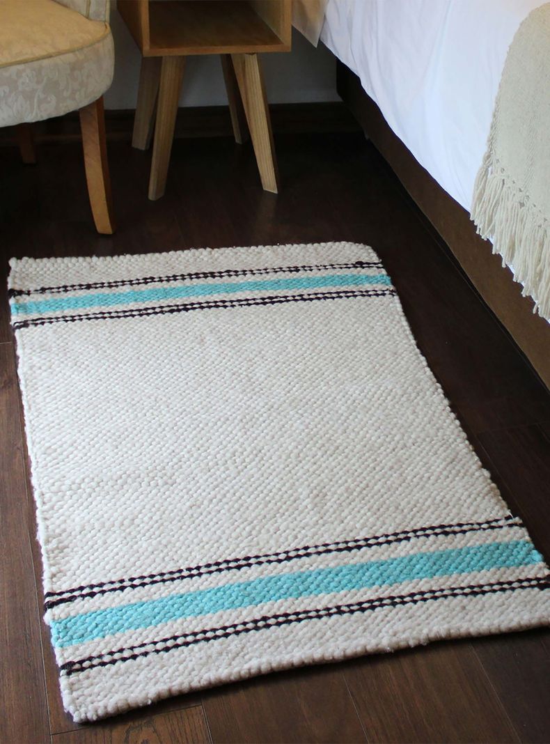 Bajada de Cama Cochrane - en lana y telar (115 x 80 cm)-0
