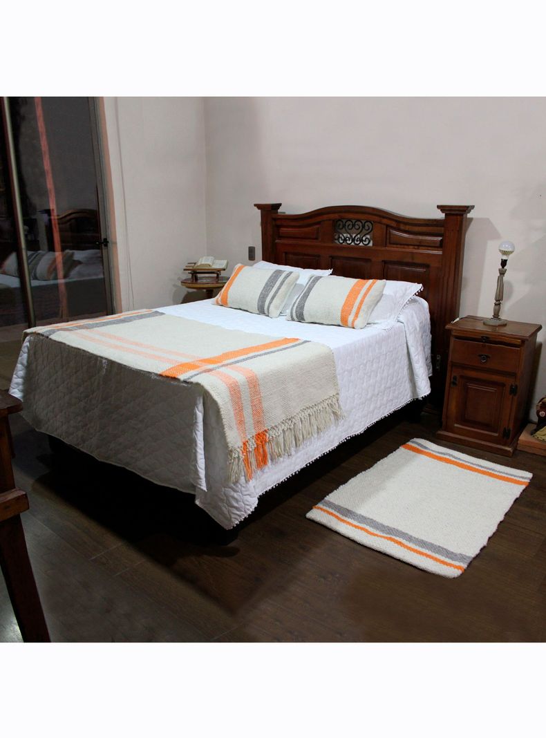Bajada de Cama Palena - en lana y telar (115 x 80 cm)-3