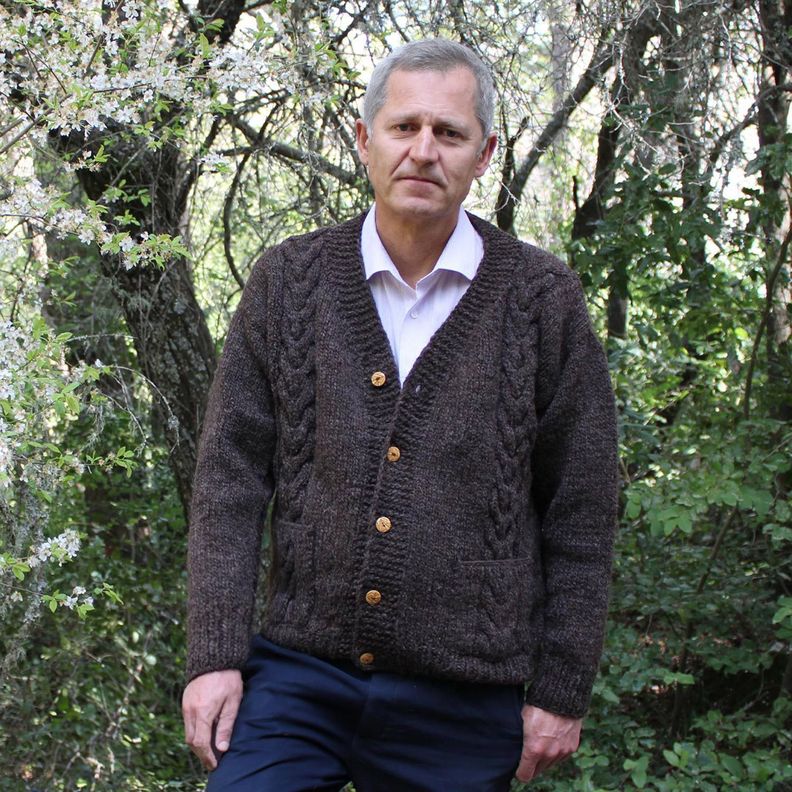 Sweater 100% Lana Hombre Coihue.-3