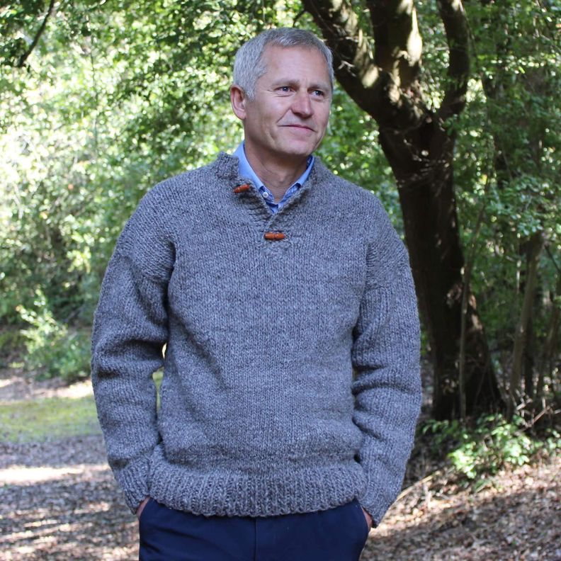 Sweater 100% Lana Hombre-2