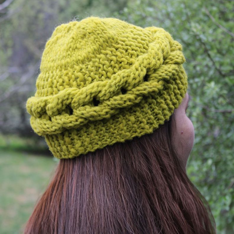 Gorro Flor de la Estrella - 100% Lana de Oveja -3