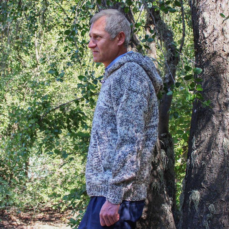 Sweater Avellano 100% Lana Hombre-4