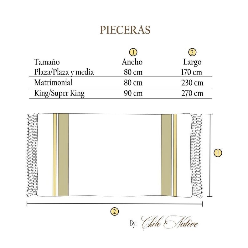 Piecera Miscanti - en lana y telar (matrimonial)-7