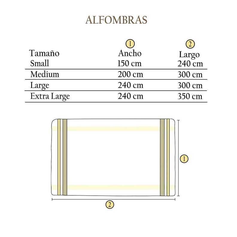 Alfombra Lynch - en lana y telar (300 x 200 cm)-5