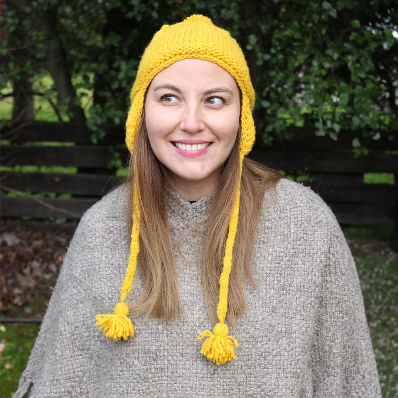 Gorro Huilmo - 100% Lana de Oveja -3