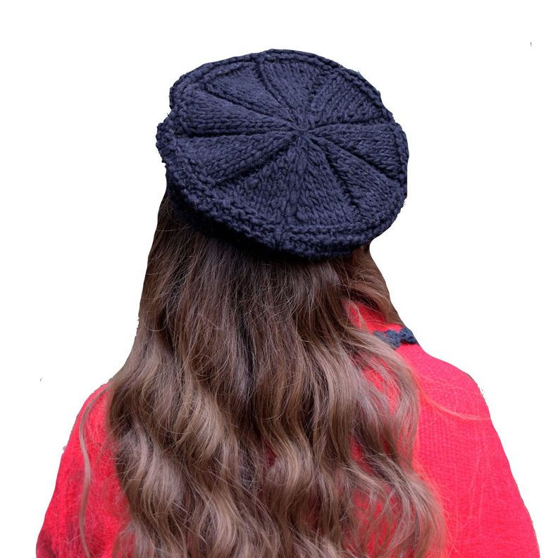 Gorro Viudita - 100% Lana de Oveja -1