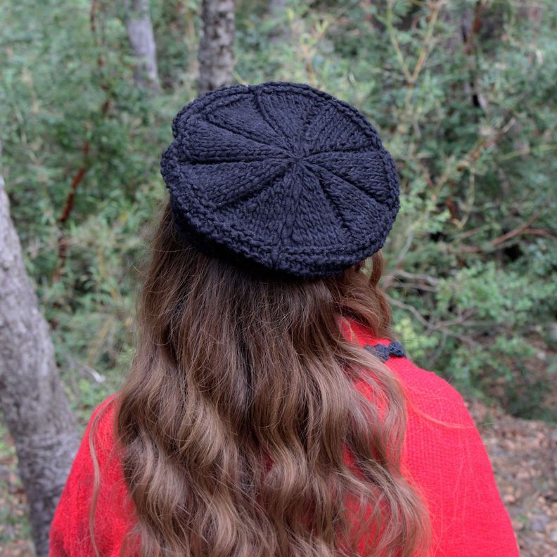 Gorro Viudita - 100% Lana de Oveja -4