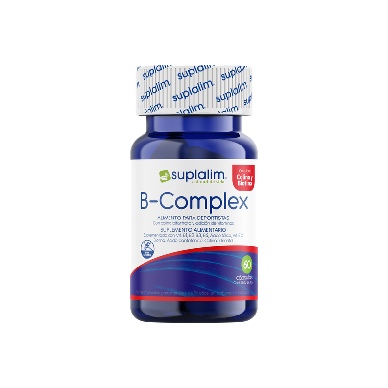 B-COMPLEX MULTIVITAMÍNICO 60 CÁPSULAS - SUPLALIM-0