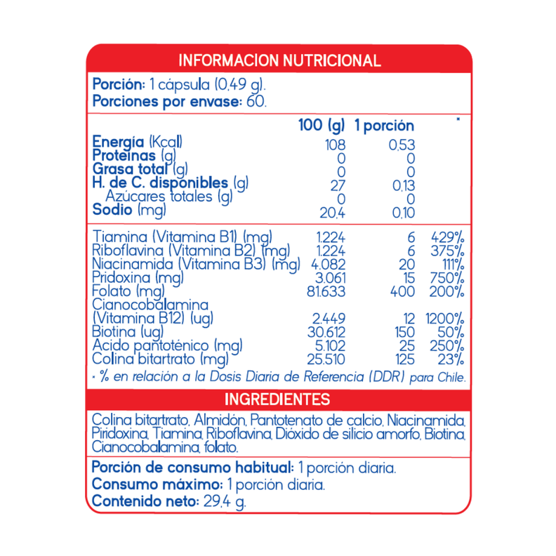B-COMPLEX MULTIVITAMÍNICO 60 CÁPSULAS - SUPLALIM-1