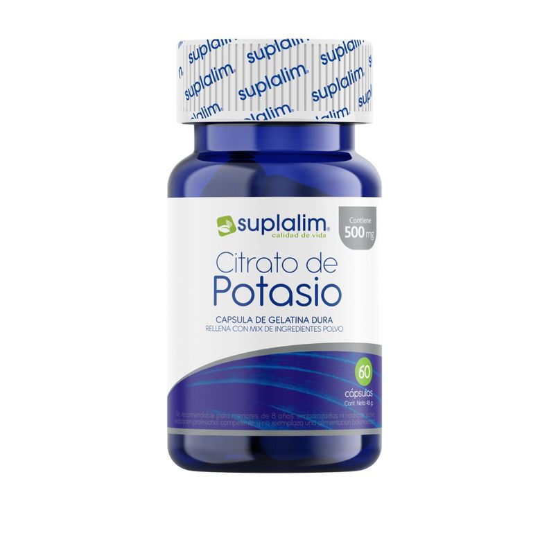CITRATO DE POTASIO - 60 CAPSULAS