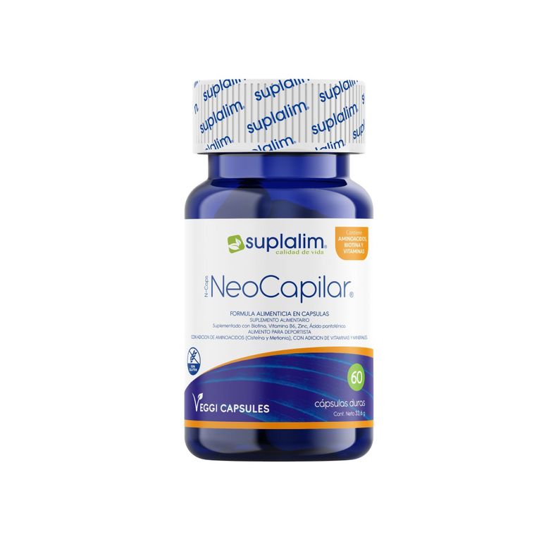NEOCAPILAR -SUPLEMENTO PARA PREVENIR LA CAIDA DEL CABELLO 60 CAPSULAS