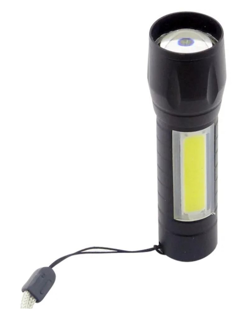 LINTERNA MINI 2 FUNCIONES RECARGABLE USB -0