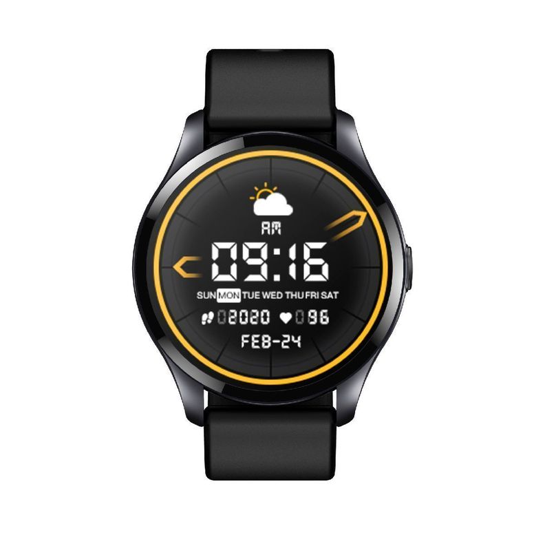 Reloj Smartwatch T88 con Termometro Negro-0