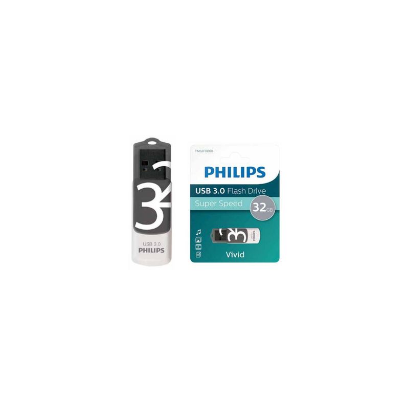 Pendrive 32gb Philips Vivid 3.0 - Puntostore-1