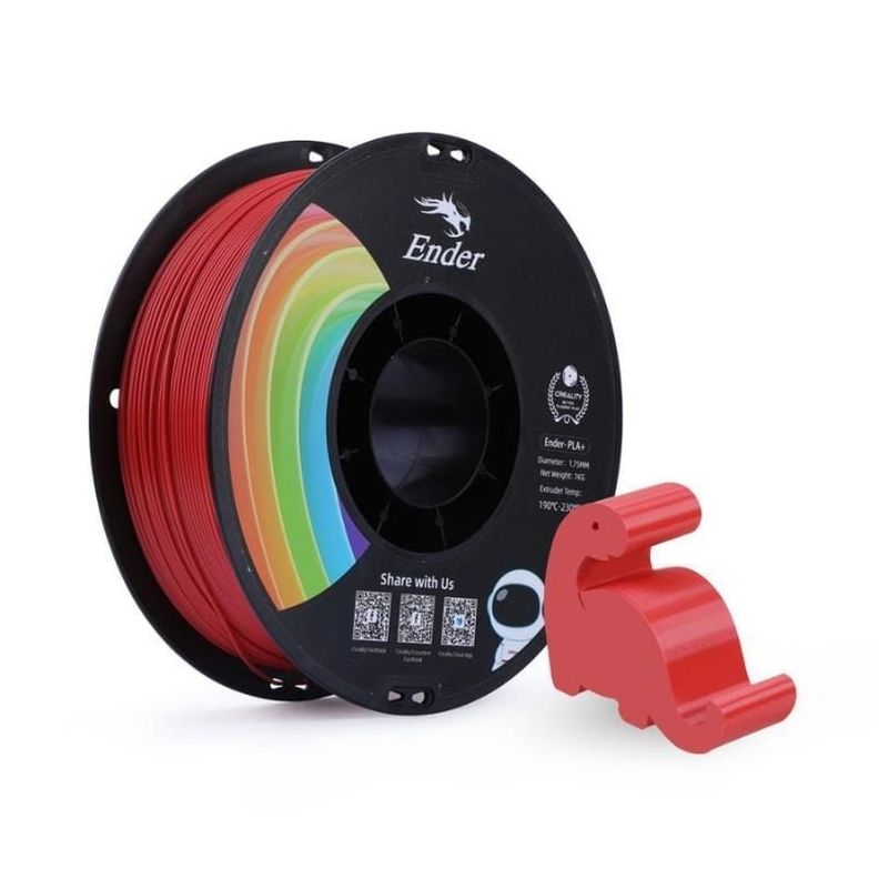 Filamento PLA+ Ender 1Kg Rojo-1