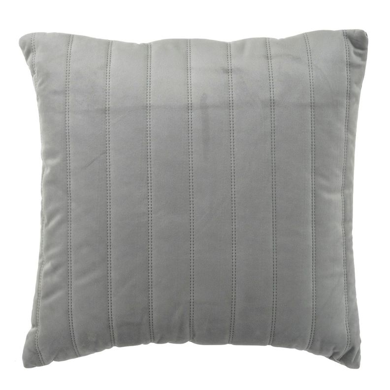 Cojin Decorativo Lineal 45 x 45 Cms. Gris