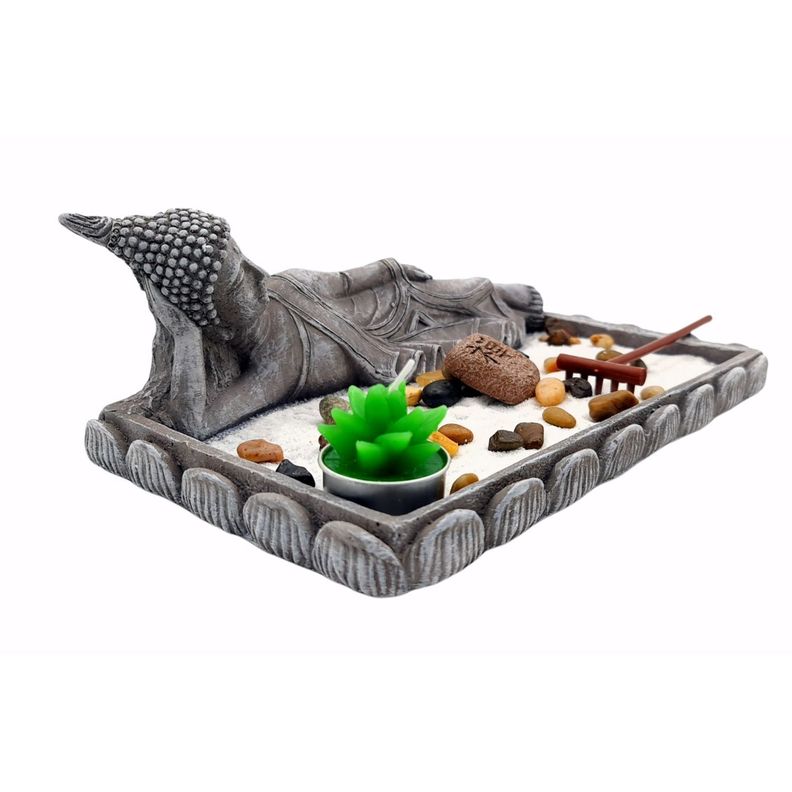 Buda Zen Jardin Budha C/Accesorio 10x29x16cm-2