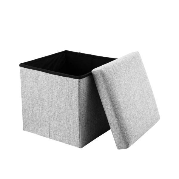 Puff Silla Baul Organizador Multisuo 38cmx38cm-0